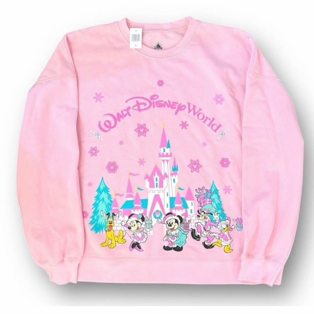 Disney Pink Castle Sweatshirt